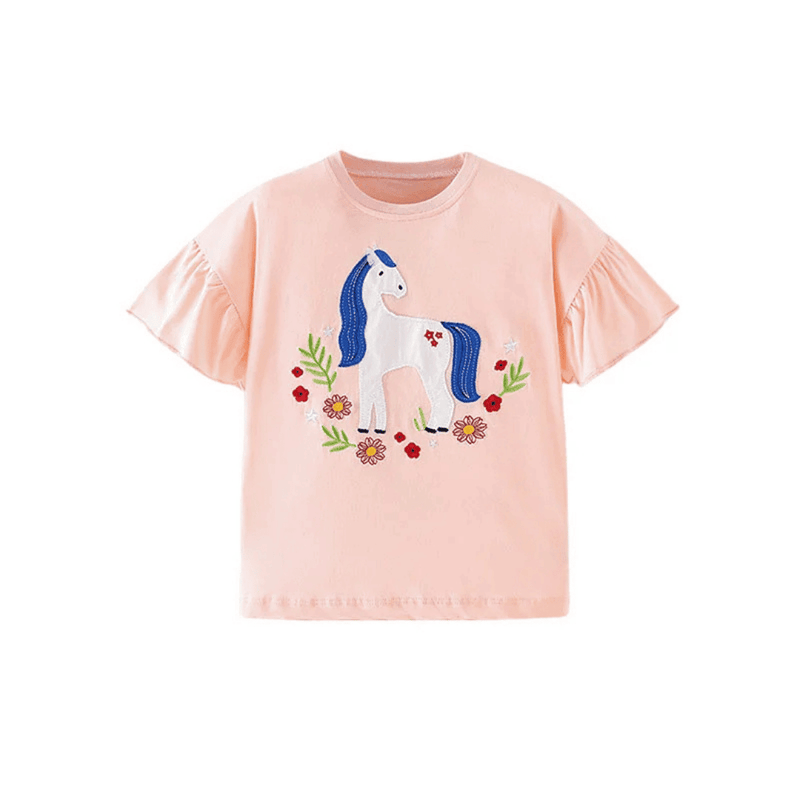 Blusa Infantil Unicórnios e sorvetes. - Leben Leve