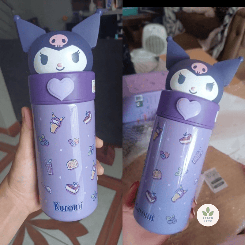 Garrafinha térmica Hello Kitty 400ML - Leben Leve