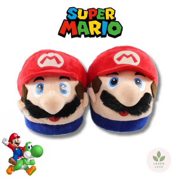 Pantufa Infantil Unissex Star Super Mario - bebrands oficial