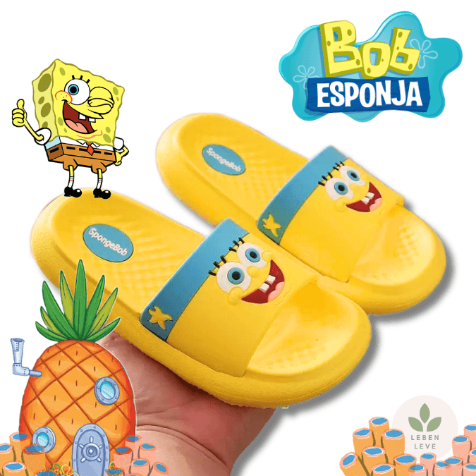 Chinelo Bob Esponja - So Soft - Leben Leve