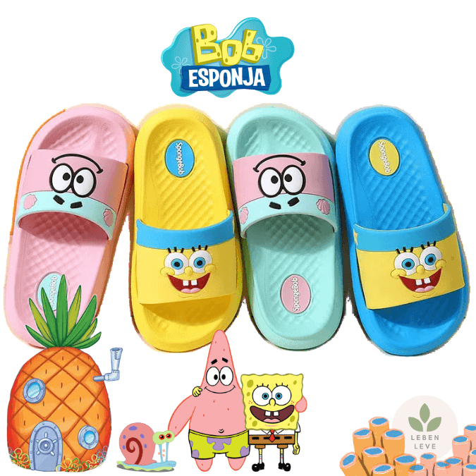 Chinelo Bob Esponja - So Soft - Leben Leve