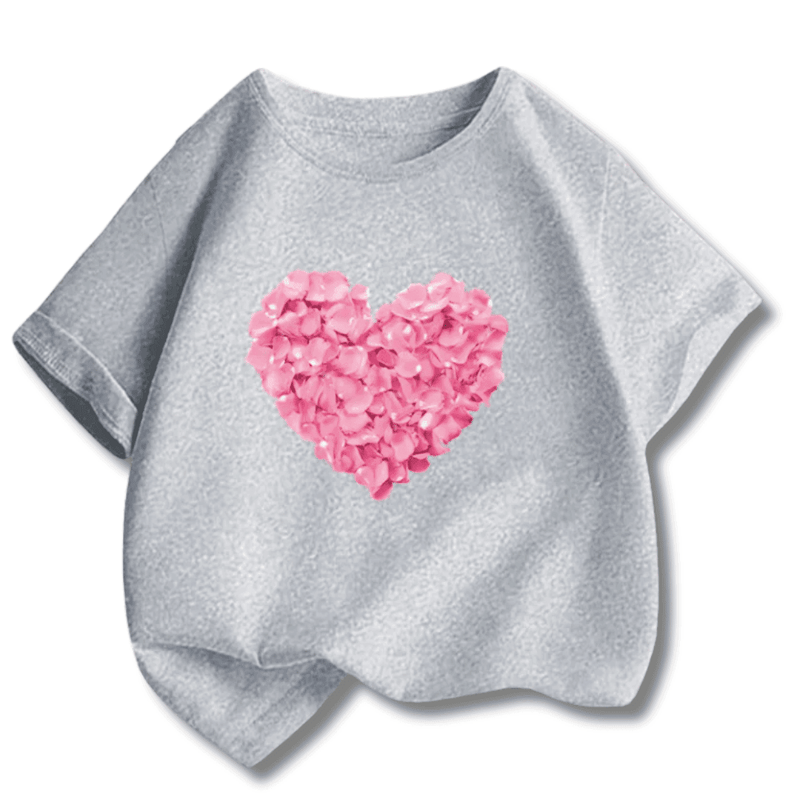 Blusa Infantil Corações E Paris - Leben Leve