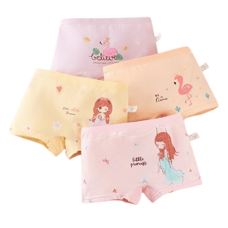 KIT 5 Calcinhas Princesas - Infantil - Leben Leve