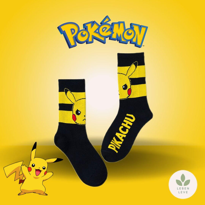 Kit 8 Meias Pokemon Variadas - Cano Longo - Fun2U - Leben Leve