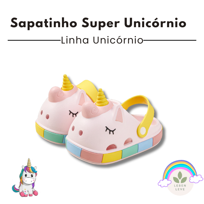 Sapatinho Super Unicórnio - So Soft - Leben Leve