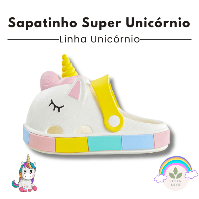 Sapatinho Super Unicórnio - So Soft - Leben Leve