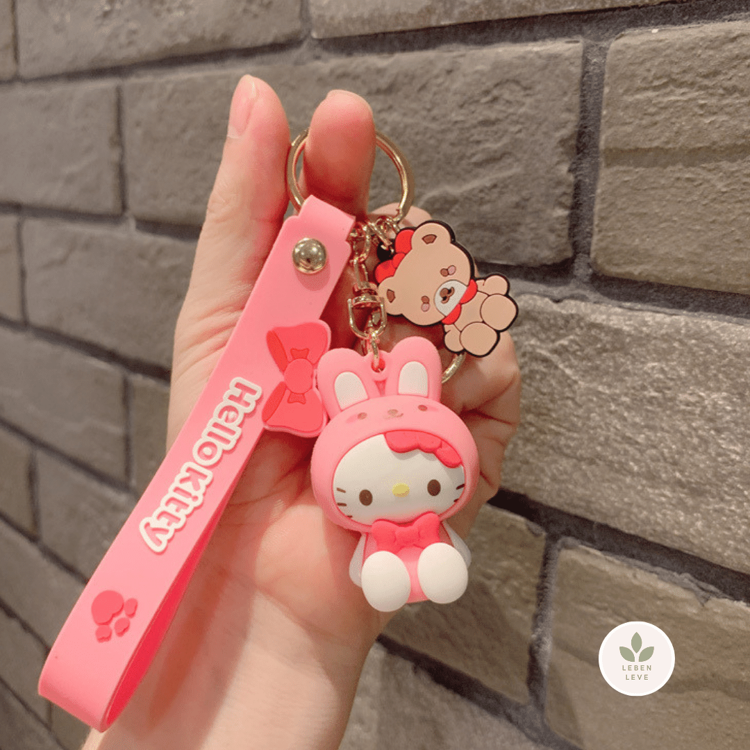 Chinelo Hello Kitty - So Soft + Brinde Chaveiro Hello Kitty - Leben Leve