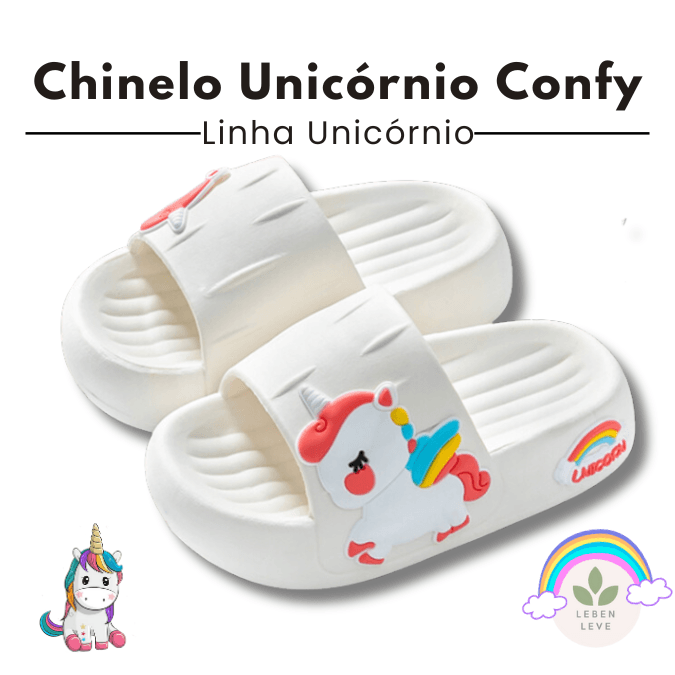 Chinelo Unicornio Confy - So Soft - Leben Leve