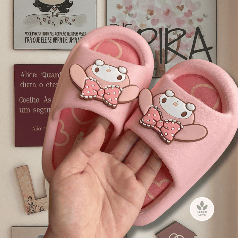 Chinelo Hello Kitty Premium - So Soft - Leben Leve