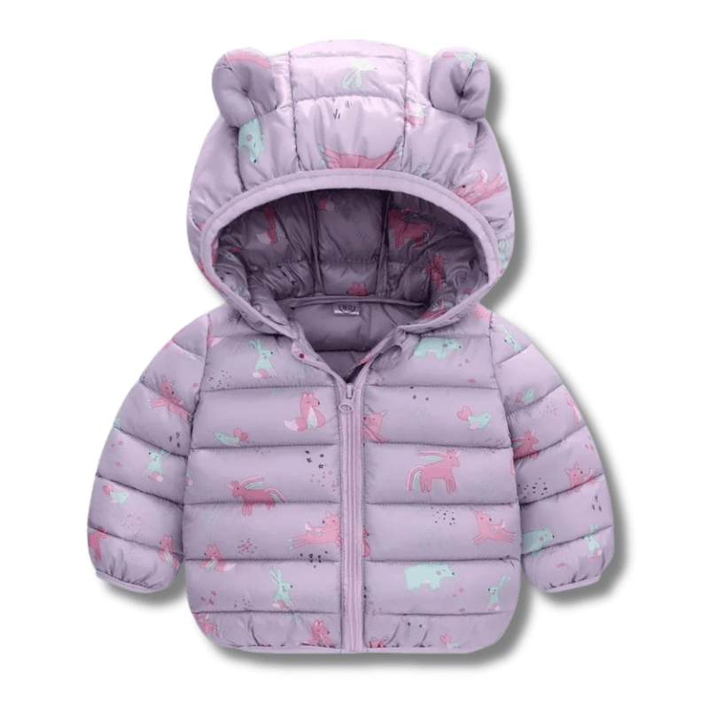 Casaco Puffer Infantil Dinossauros - Leben Leve