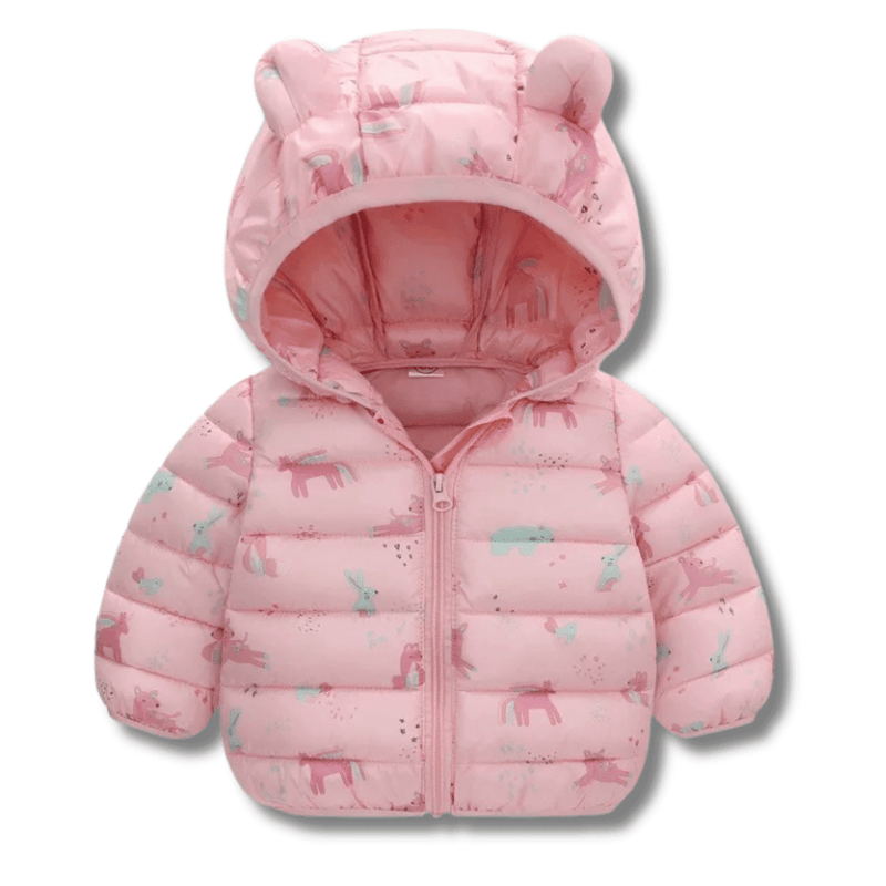 Casaco Puffer Infantil Dinossauros - Leben Leve