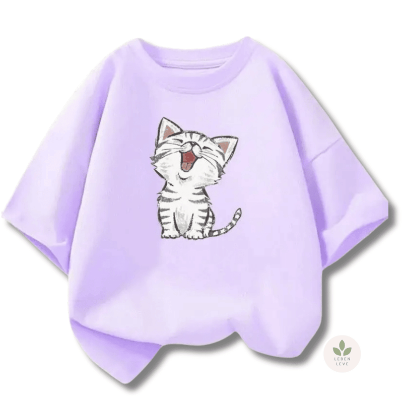 Blusa Gatinho Feliz - Leben Leve