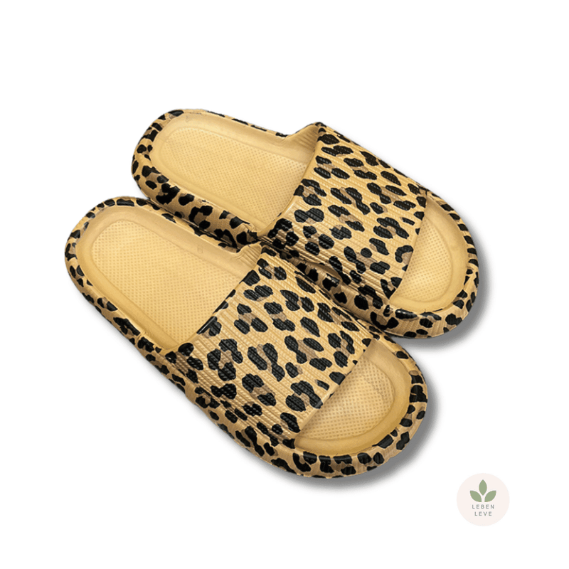 Chinelo Leben Life Leopardo - So Soft - Leben Leve