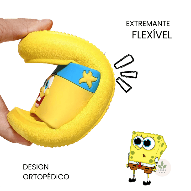 Chinelo Bob Esponja - So Soft - Leben Leve