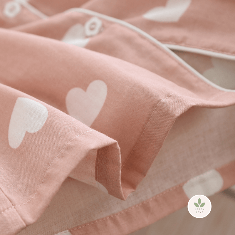 Pijama Hearts - Curto - Leben Leve