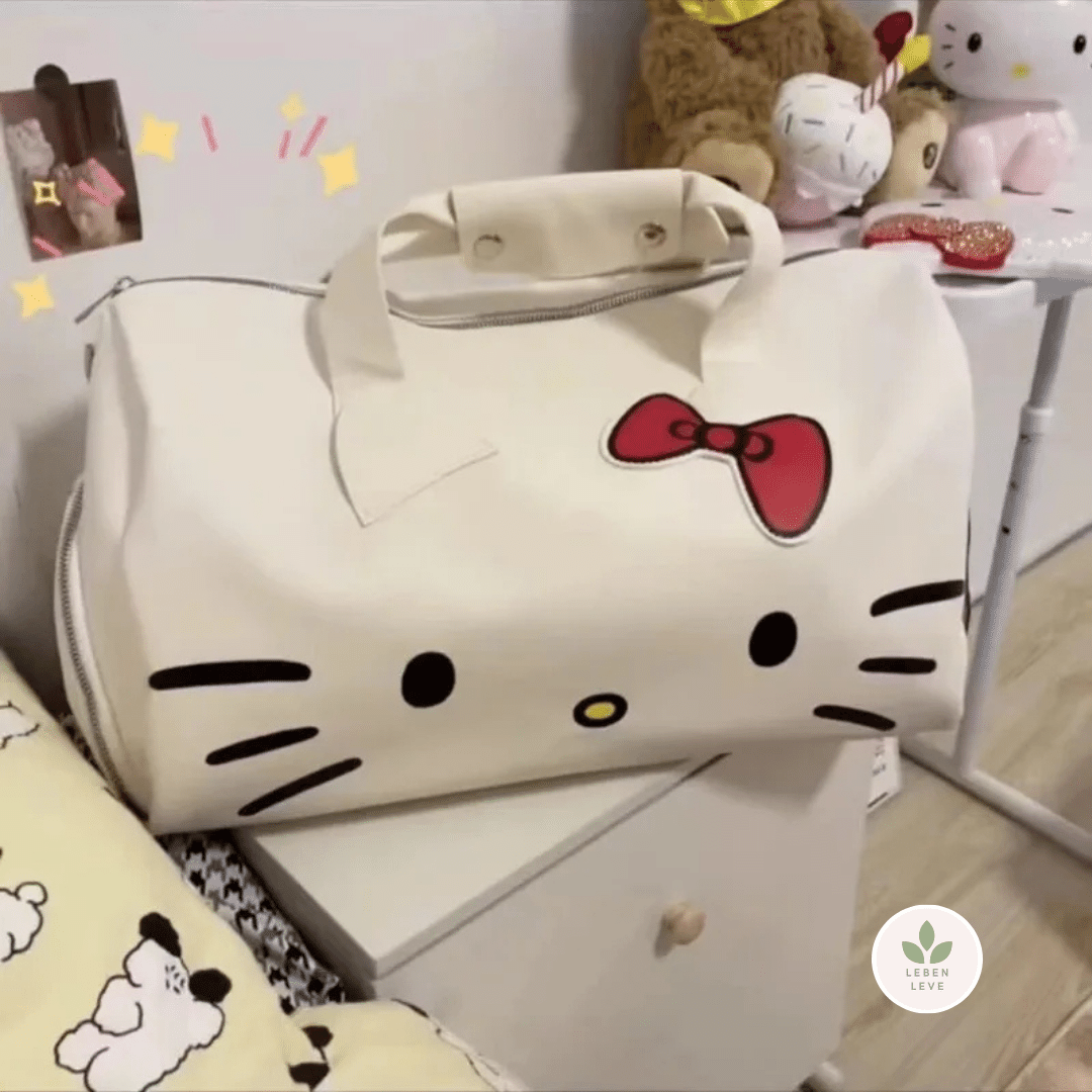 Bolsa de viagem Hello Kitty White - Leben Leve
