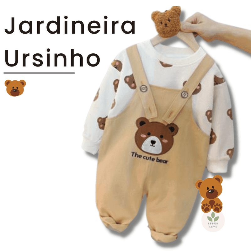 Jardineira Ursinho Fofo - Leben Leve