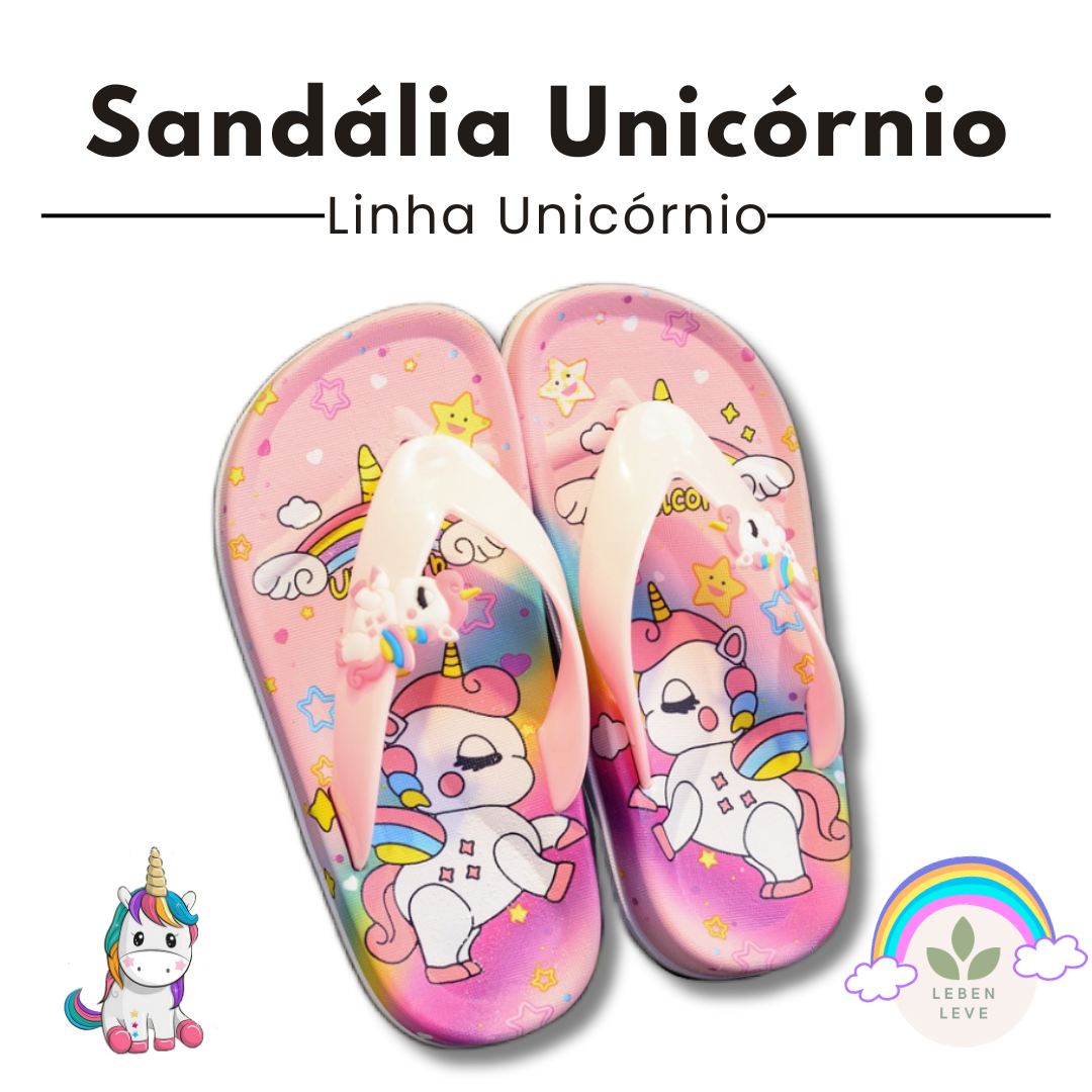 Sandalia Unicórnio - So Soft - Leben Leve
