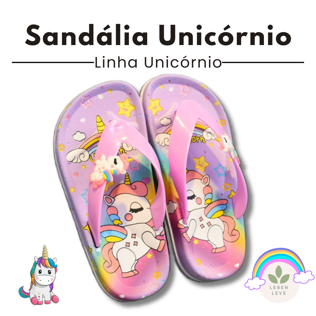Sandalia Unicórnio - So Soft - Leben Leve