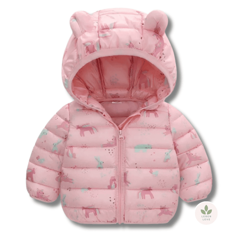 Casaco Puffer Infantil Dinossauros - Leben Leve