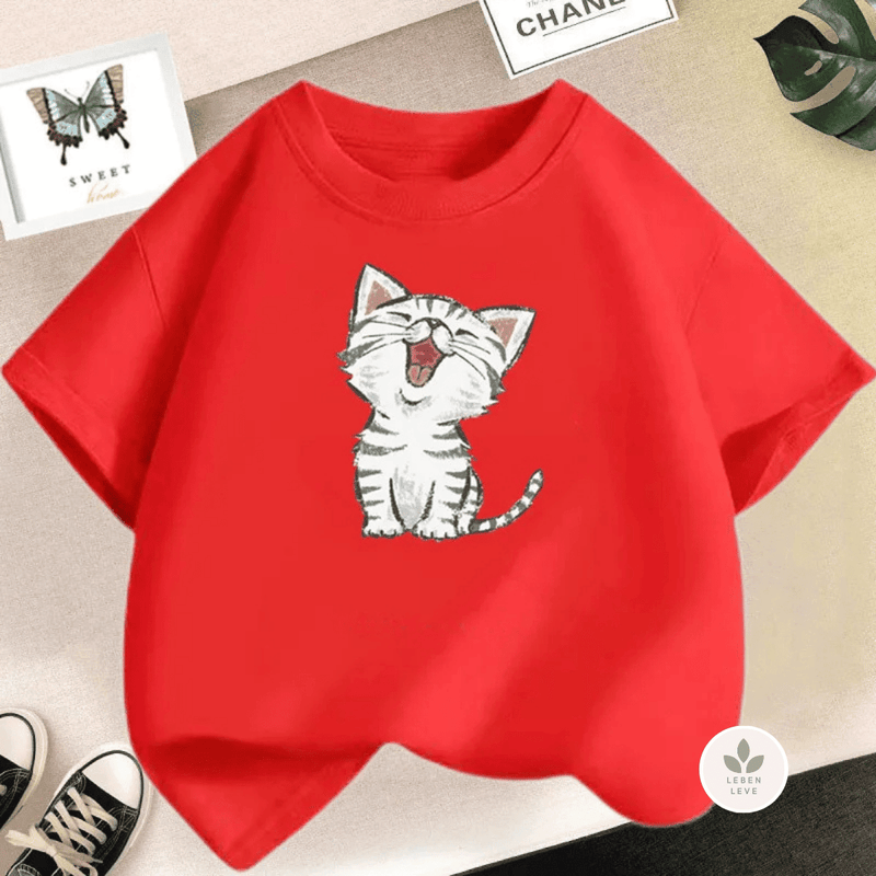 Blusa Gatinho Feliz - Leben Leve