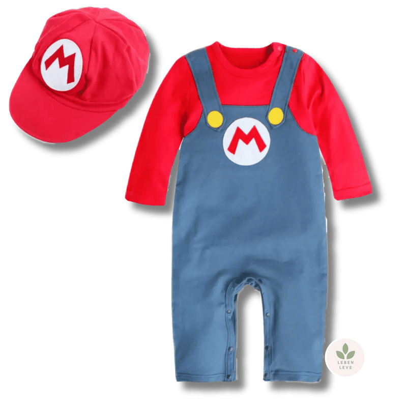 Macacão Super Baby Mario - Fun2U - Leben Leve