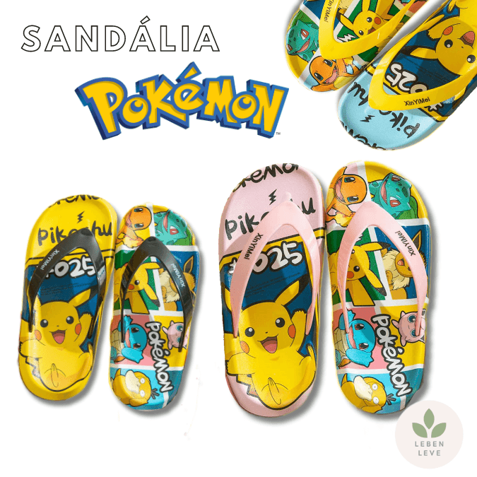 Sandália Pokemon - So Soft - Leben Leve