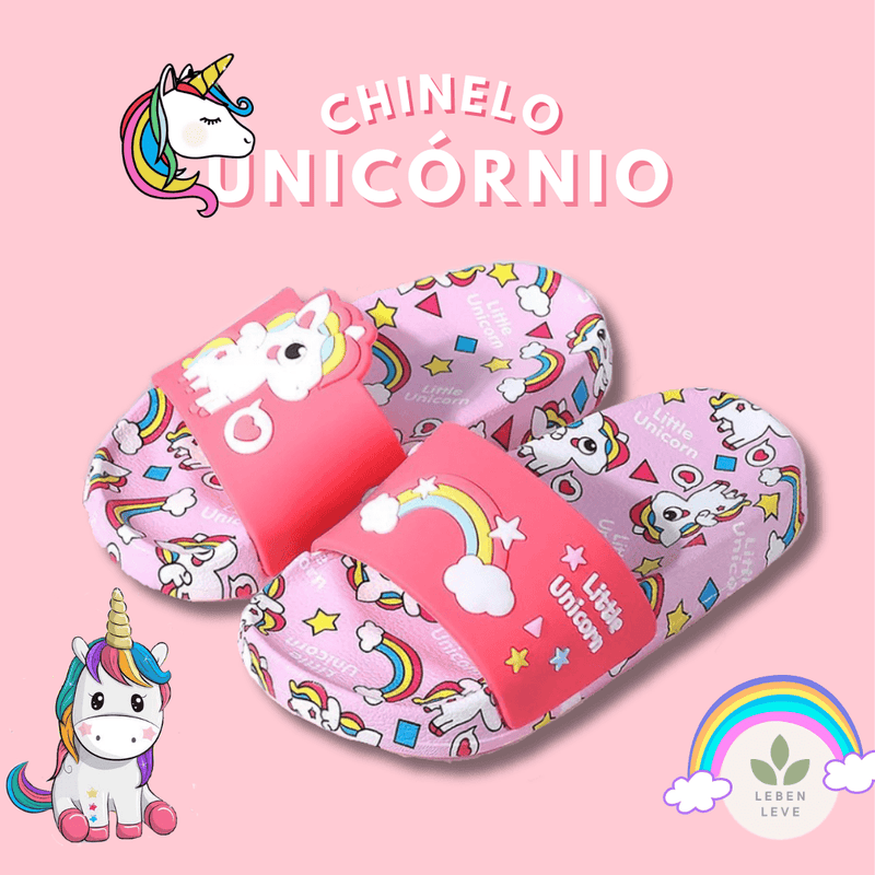 Chinelo Unicórnio - So Soft - Leben Leve