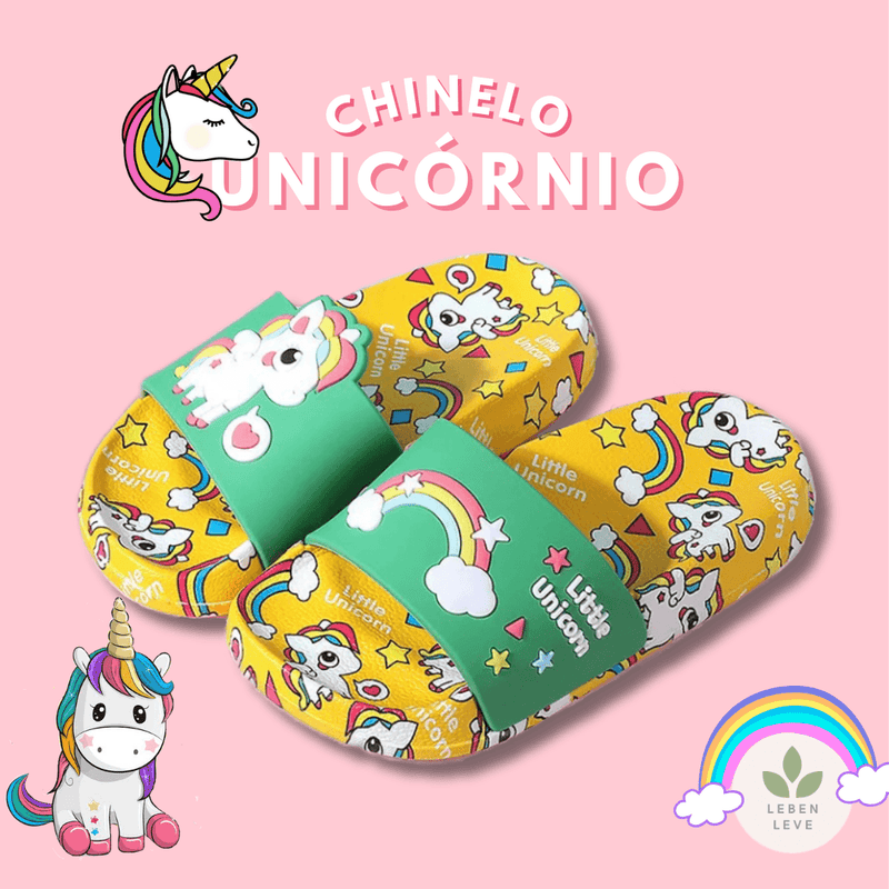 Chinelo Unicórnio - So Soft - Leben Leve