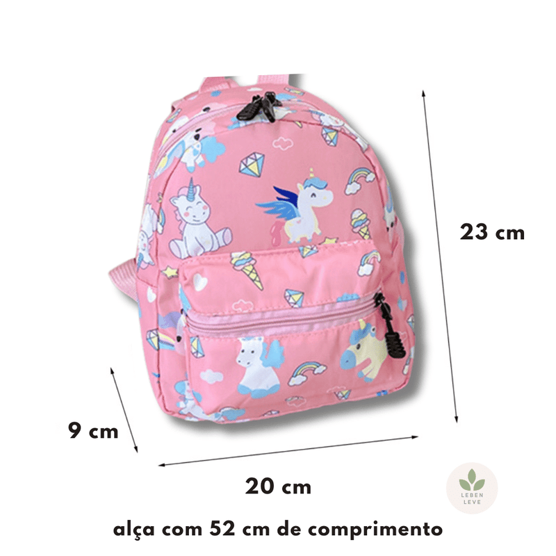 Mochila Unicórnio - Fun2U - Leben Leve