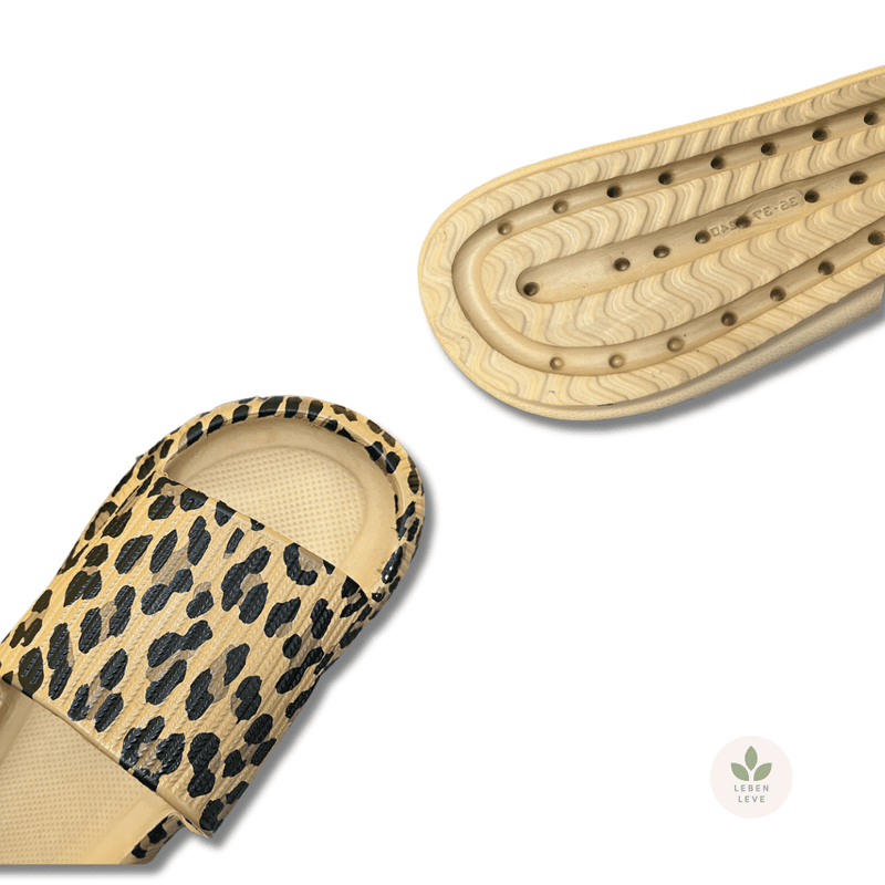 Chinelo Leben Life Leopardo - So Soft - Leben Leve