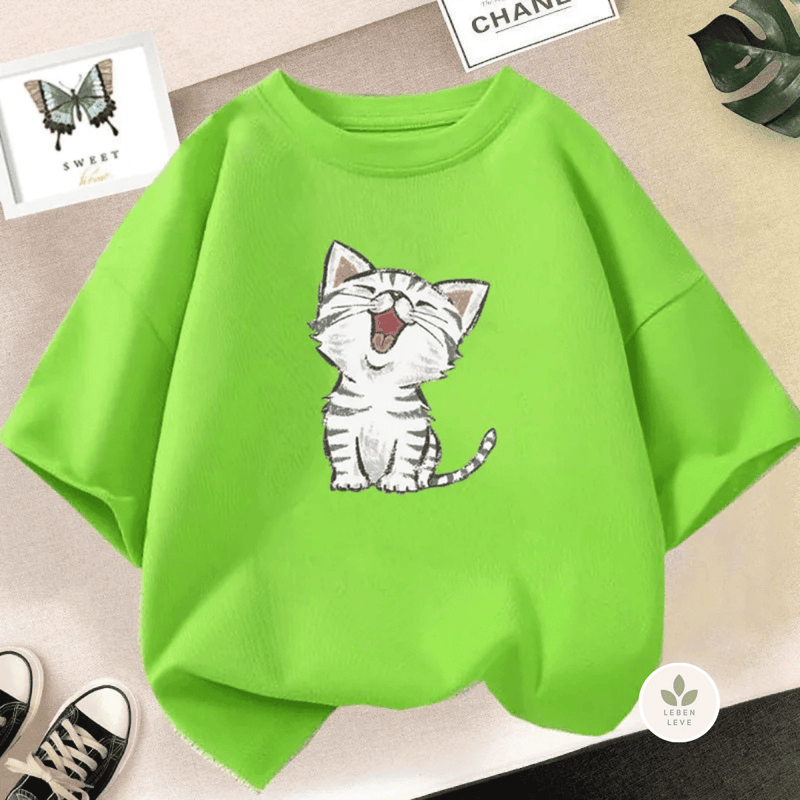 Blusa Gatinho Feliz - Leben Leve