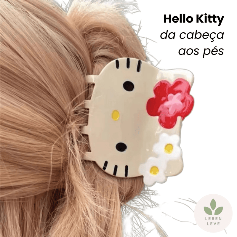 Presilha de Cabelo Hello Kitty - Leben Leve