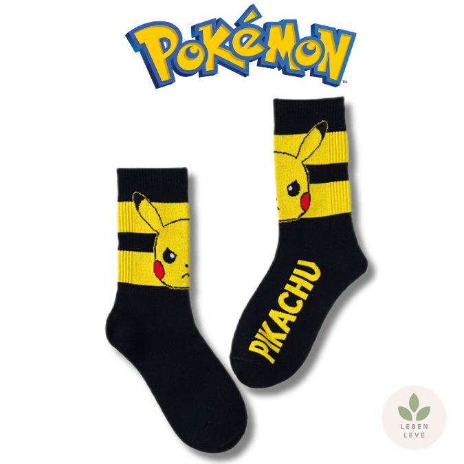 Kit 8 Meias Pokemon Variadas - Cano Longo - Fun2U - Leben Leve