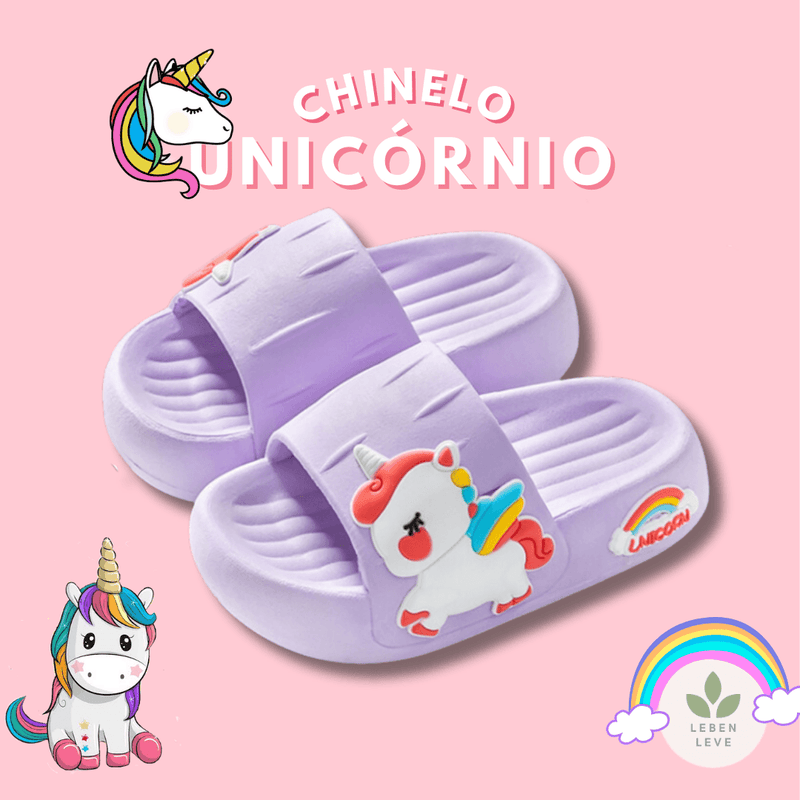 Chinelo Unicornio Confy - So Soft - Leben Leve