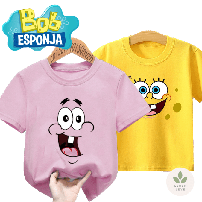 Camisa Infantil Bob esponja - Fun2U - Leben Leve