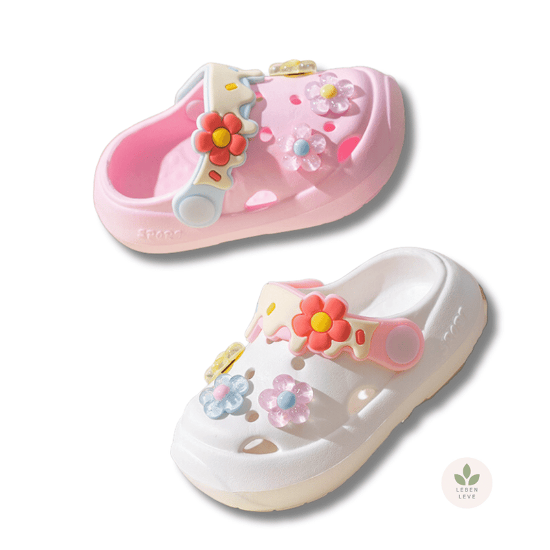 Sapatinho Floral Infantil - So Soft - Leben Leve