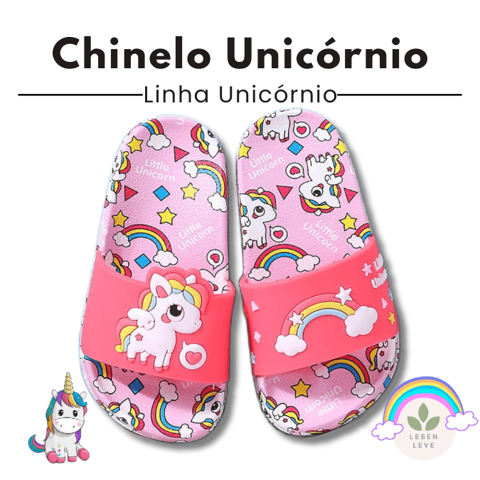 Chinelo Unicórnio - So Soft - Leben Leve