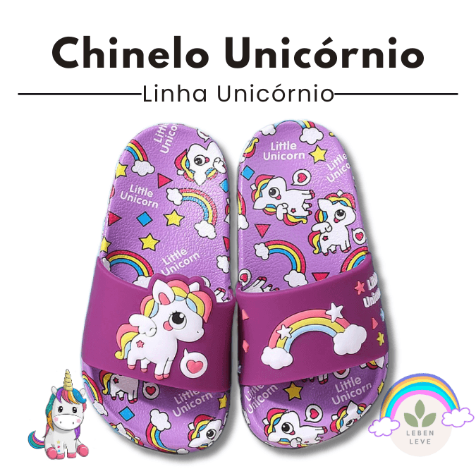 Chinelo Unicórnio - So Soft - Leben Leve