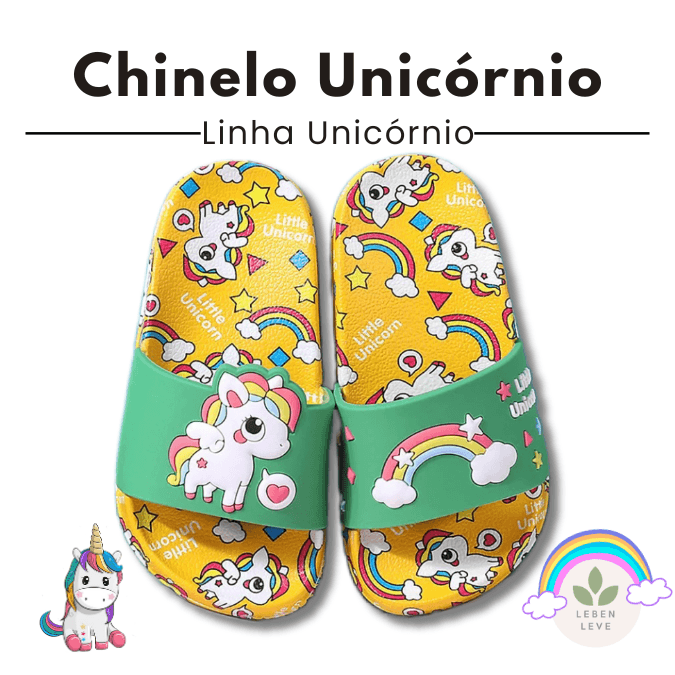 Chinelo Unicórnio - So Soft - Leben Leve