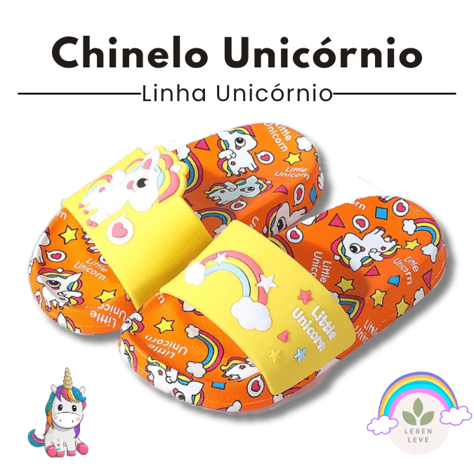 Chinelo Unicórnio - So Soft - Leben Leve