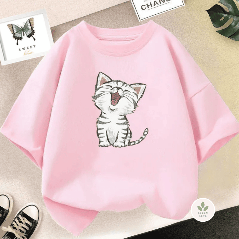 Blusa Gatinho Feliz - Leben Leve