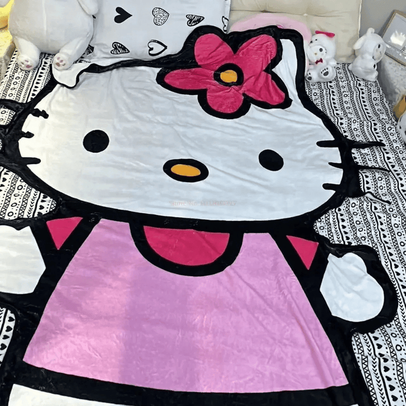 Cobertor Flanelado Hello Kitty & Friends - Leben Leve