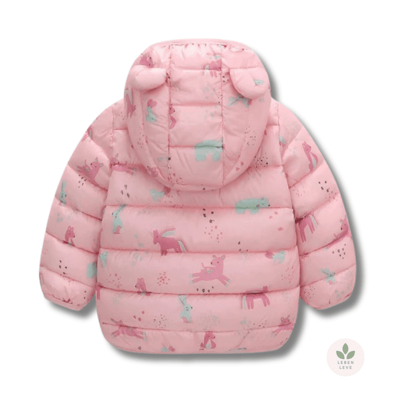 Casaco Puffer Infantil Dinossauros - Leben Leve