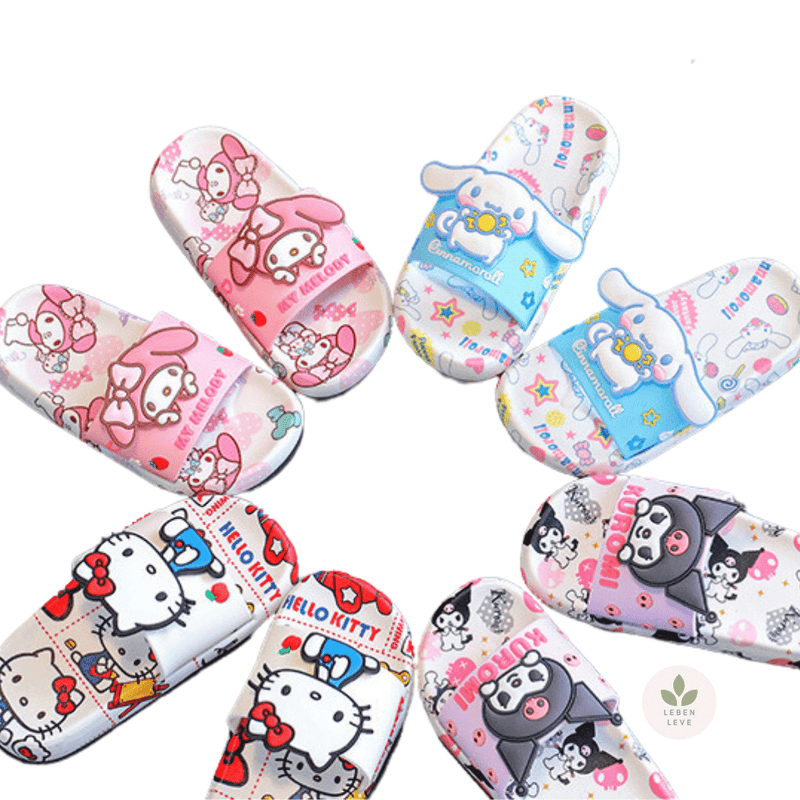 Chinelo Kuromi (Hello Kitty) - So Soft - Leben Leve