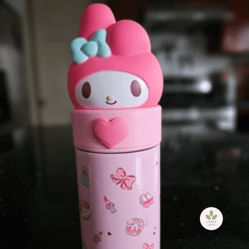 Garrafinha térmica Hello Kitty 400ML - Leben Leve