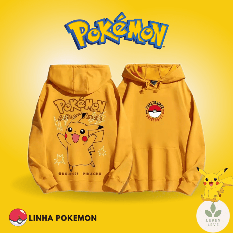 Casaco Mestre Pokemon - Fun2U - Leben Leve