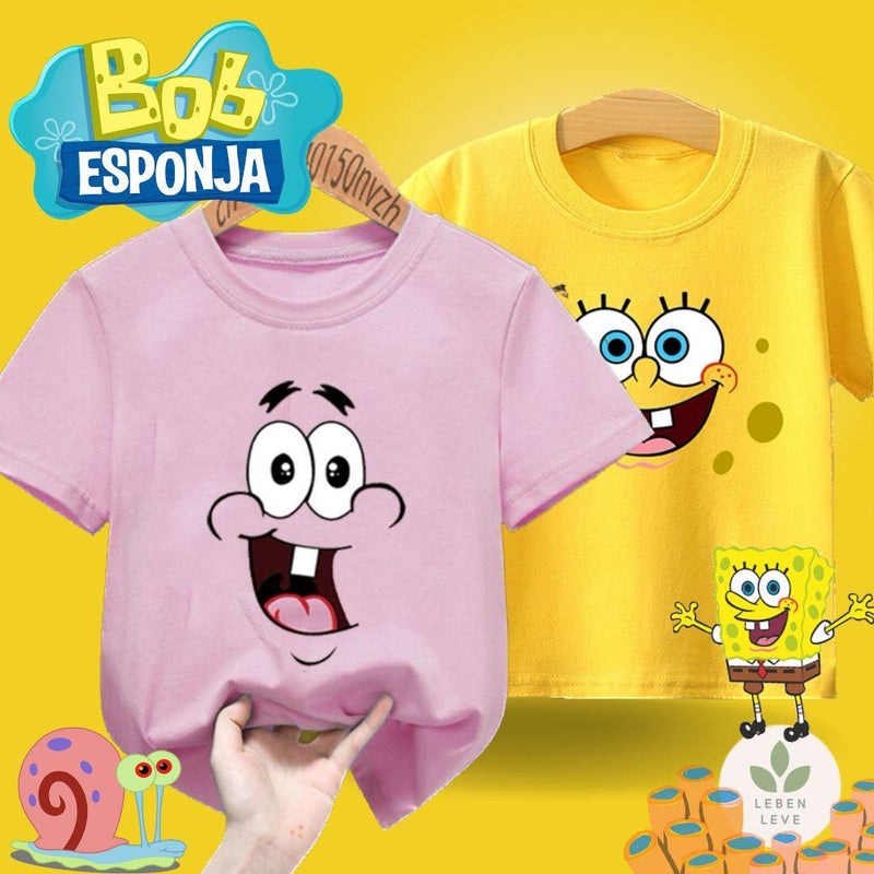 Camisa Infantil Bob esponja - Fun2U - Leben Leve